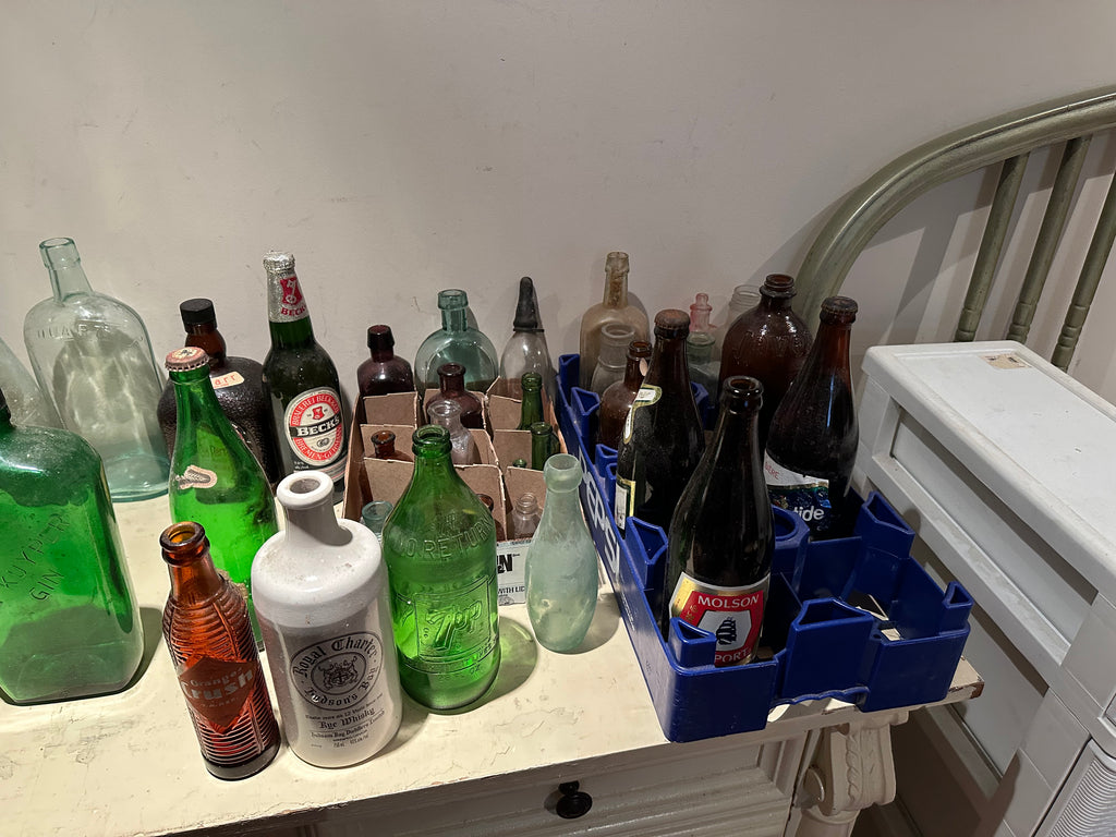 Lot #28 Vintage Bottle Lot