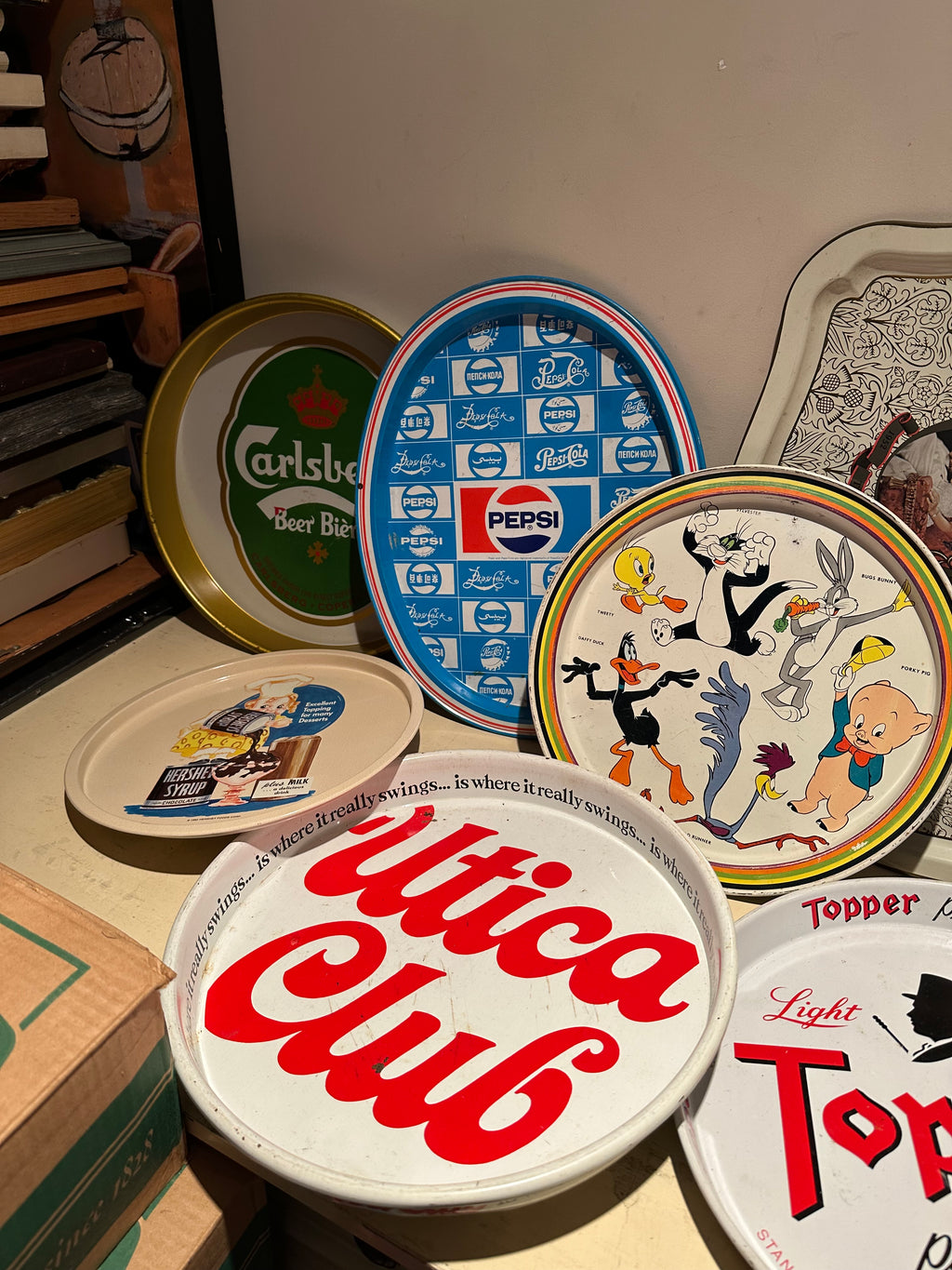 Lot #31 Tin Tray Lot