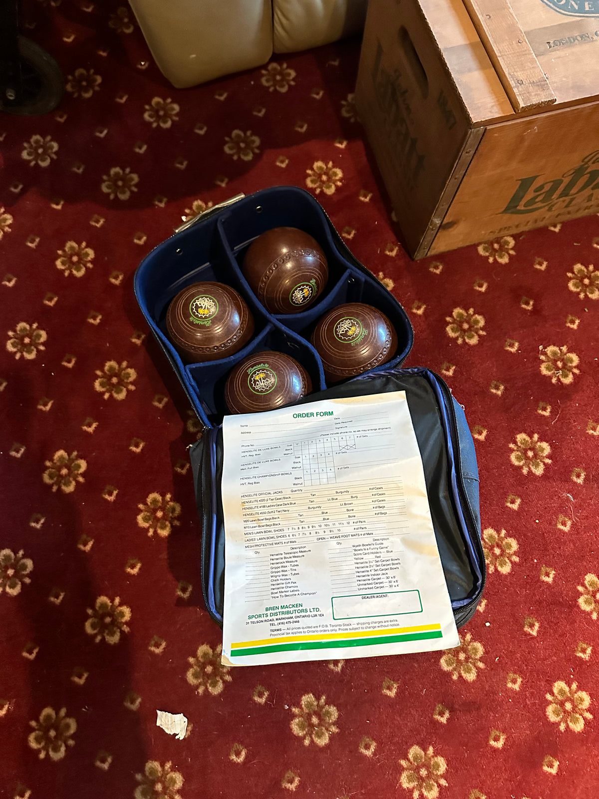 Vintage Bocce Balls