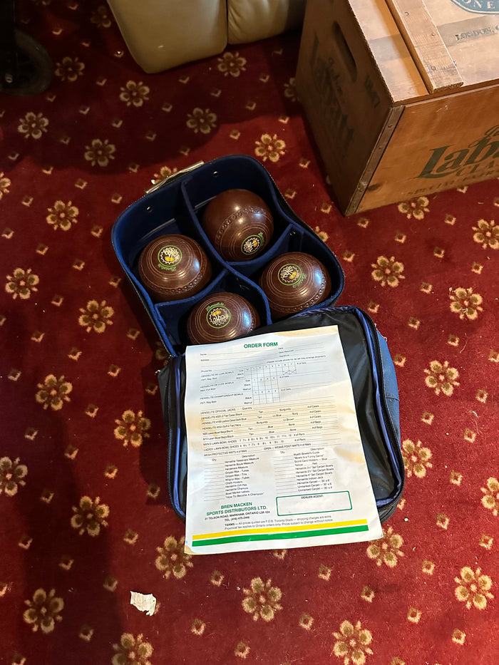 Vintage Bocce Balls