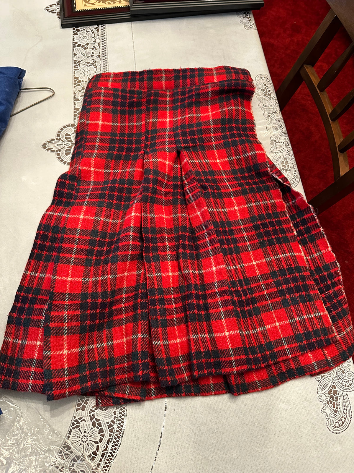 Vintage 1960’s Girls Plaid Skirt