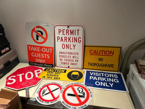 Lot #50 Tin Sign Lot