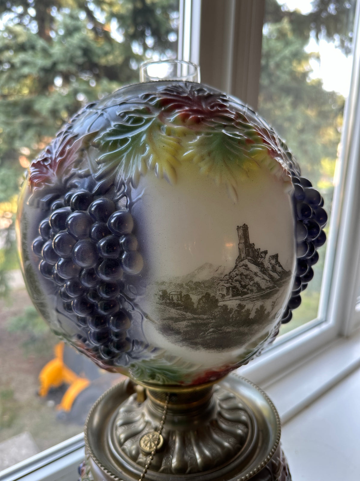 Grape Kerosene Lamp