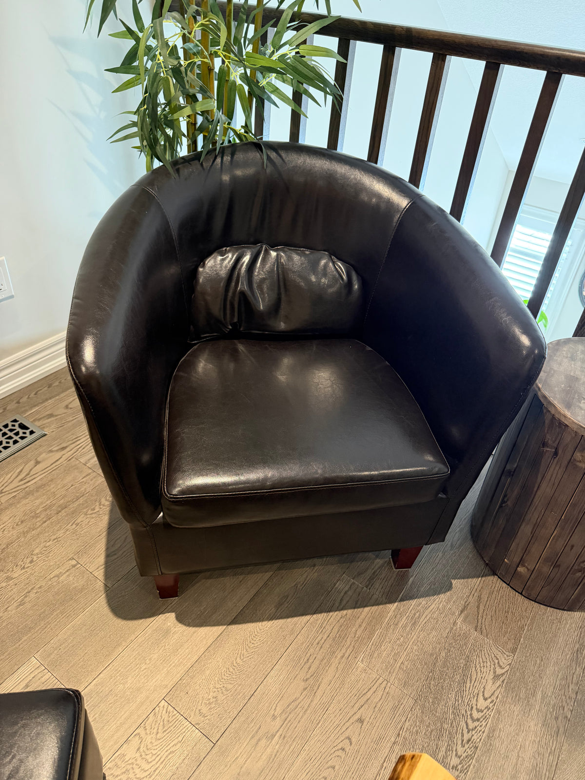 Faux Leather Chair #2
