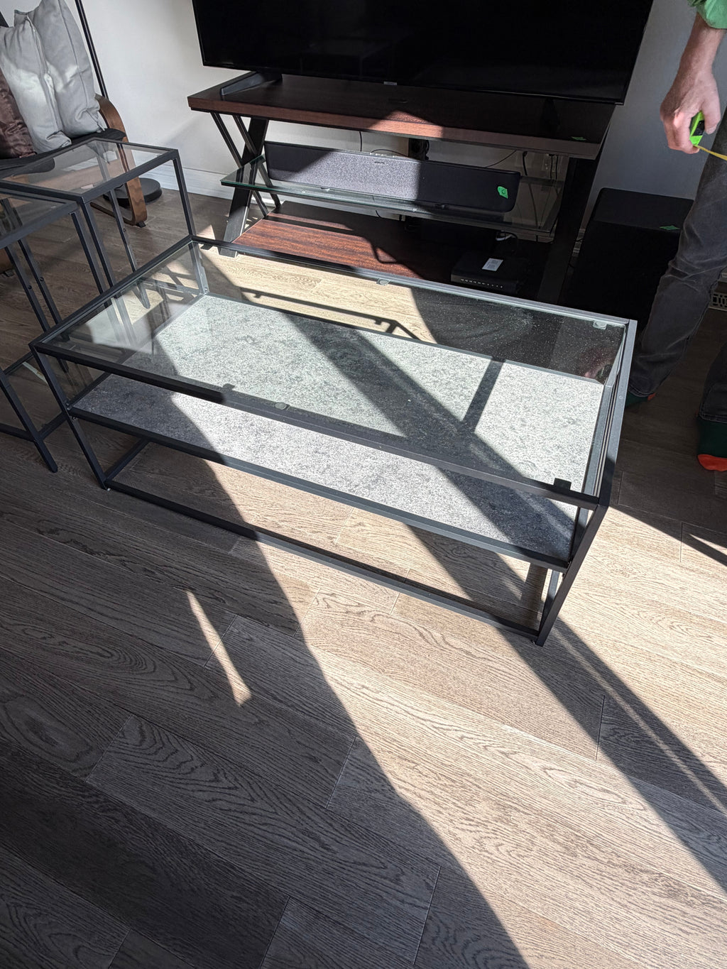 Glass Top Coffee Table
