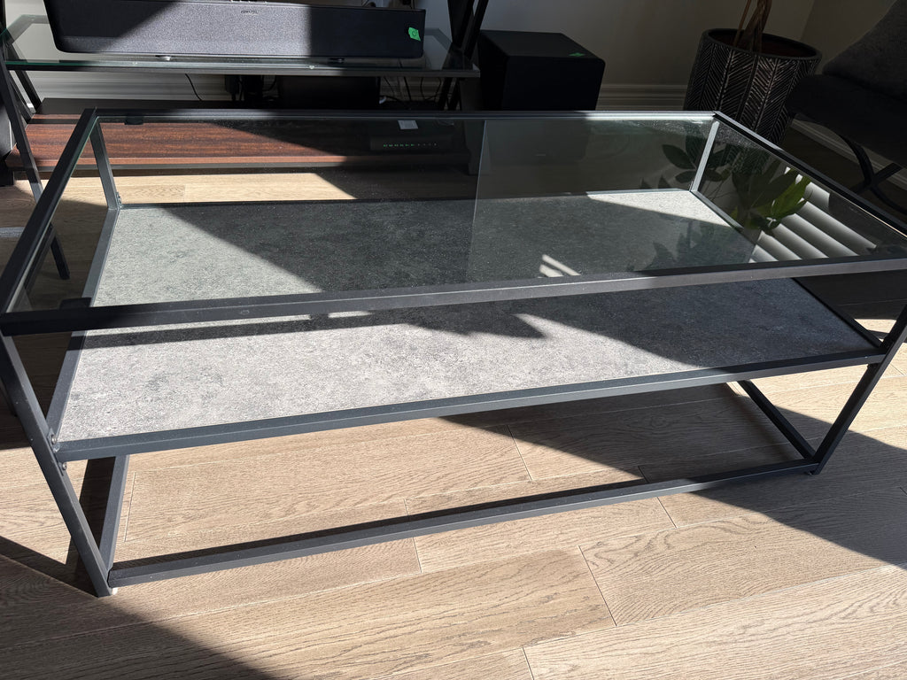 Glass Top Coffee Table