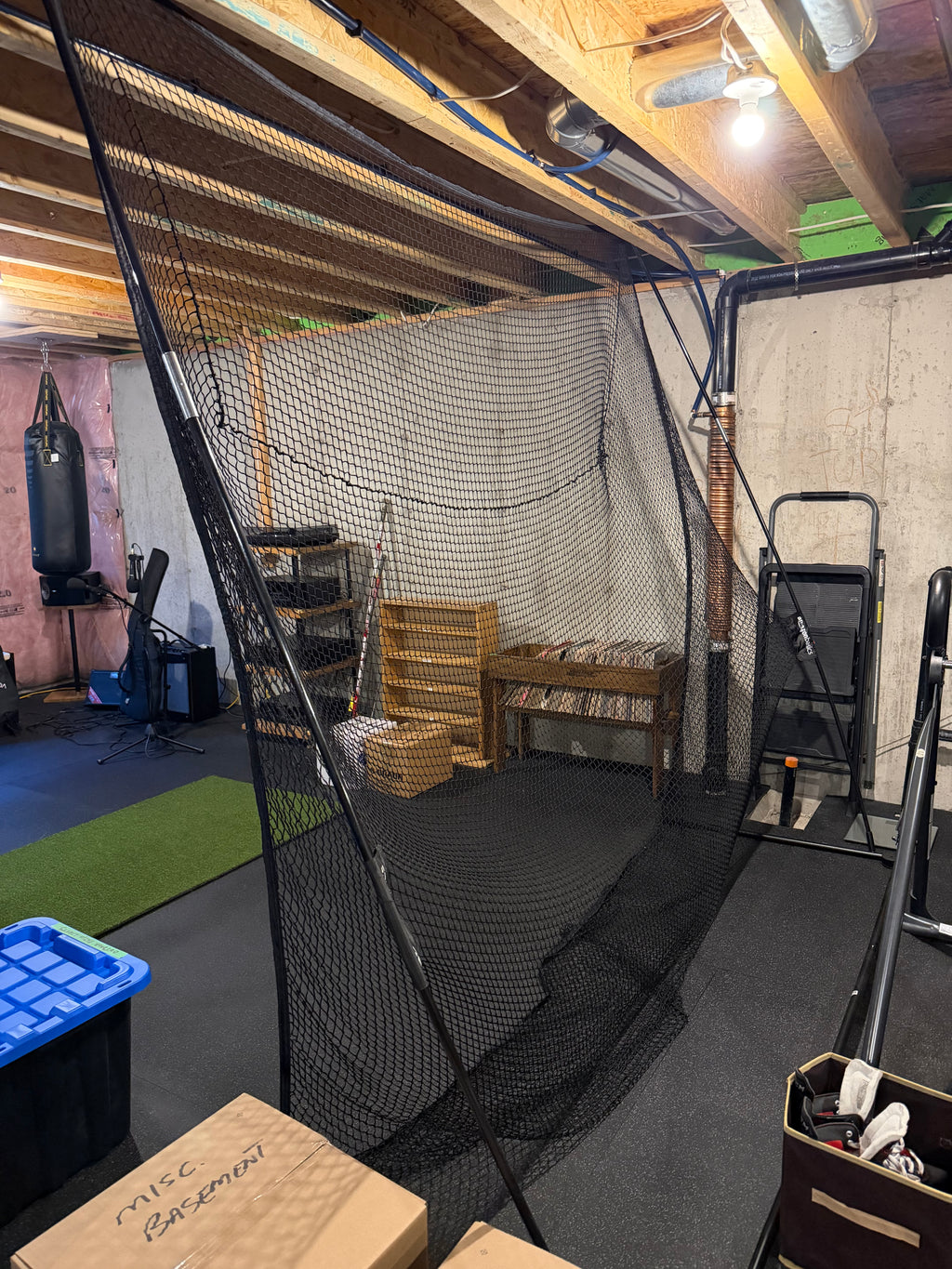 Indoor Golf Trainer Net/Turf