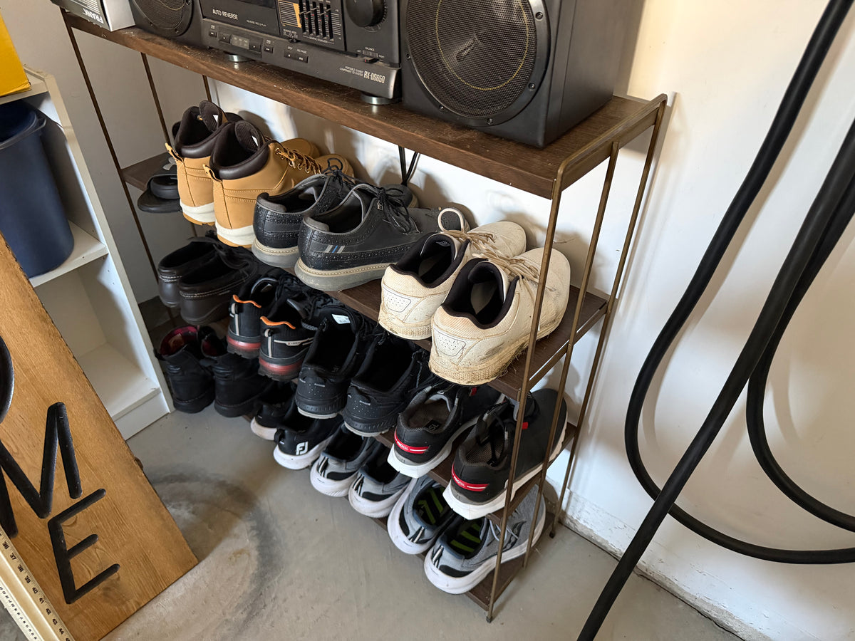 Vintage Metal Shelf